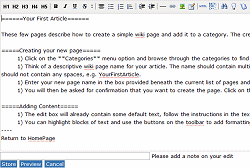 Sample editing screen